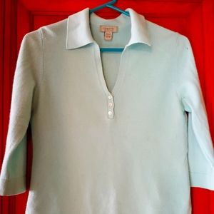 Baby blue cashmere sweater